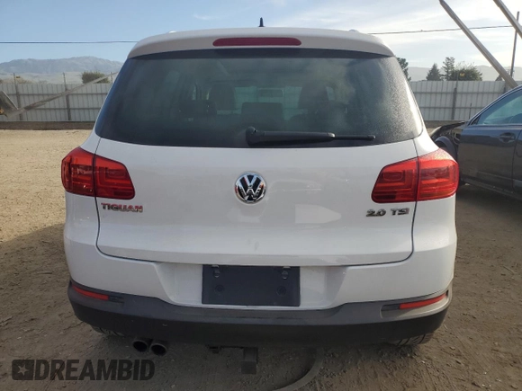 2012 Volkswagen Tiguan SE with VIN WVGAV7AX6CW555896, listed as a Copart auction lot 46454225 with 150,633 mi miles and Salvage Title. Bid and sale history available at DreamBid. Image 6.