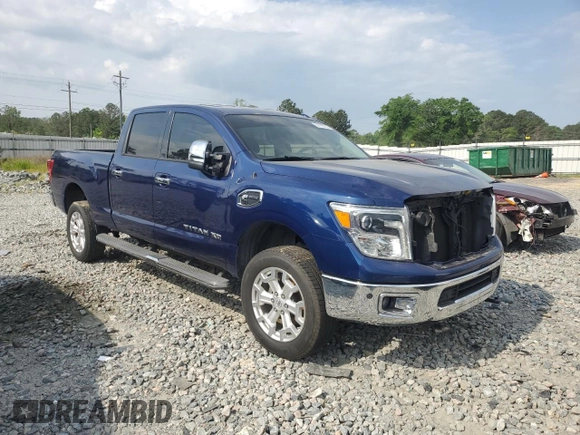 2016 Nissan Titan SV with VIN 1N6BA1F22GN502023, listed as a Copart auction lot 54118535 with 155,760 mi miles and Salvage title. Bid and sale history available at DreamBid. Image 4.