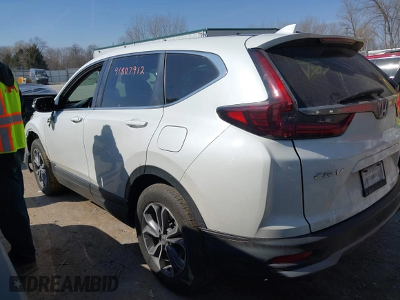 2021 Honda CR-V EX with VIN 7FARW2H57ME016192, listed as a IAAI auction lot 41807912 with 50,391 mi miles. Bid and sale history available at carsss.com. Image 3.