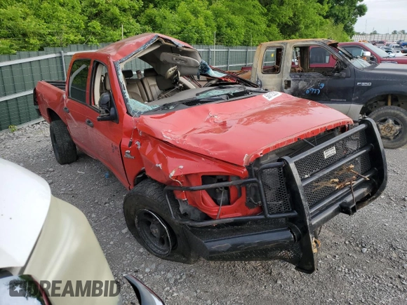 2007 Dodge 2500 Laramie with VIN 3D7KS29A67G820847, listed as a Copart auction lot 50812353 with Not Provided miles and Non Repairable. Bid and sale history available at DreamBid. Image 4.