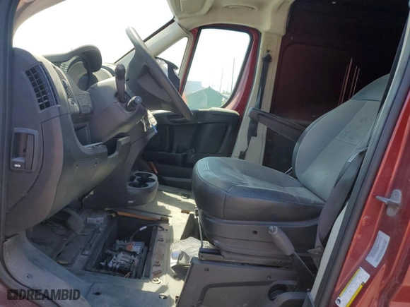 2015 Ram ProMaster Cargo Van with VIN 3C6TRVCG1FE509465, listed as a Copart auction lot 50229115 with 0 mi miles and Salvage Title. Bid and sale history available at carsss.com. Image 7.