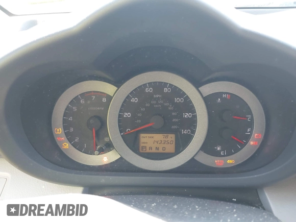 2008 Toyota RAV4 with VIN JTMBD33V785210079, listed as a IAAI auction lot 42104231 with 143,350 mi miles. Bid and sale history available at carsss.com. Image 7.