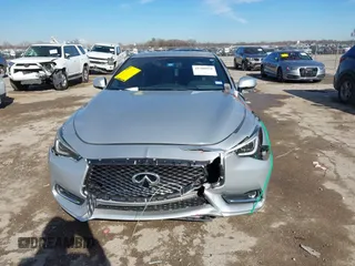 2018 Infiniti Q60 Luxe with VIN JN1CV7EK0JM200522, listed as a IAAI auction lot 41308958 with 28,015 mi miles and . Bid and sale history available at carsss.com. Image 12.