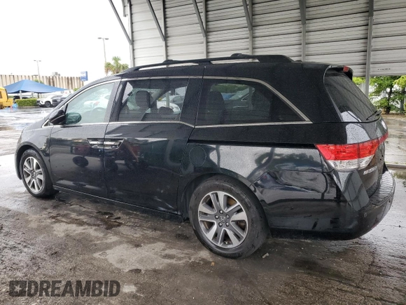 2015 Honda Odyssey Touring Elite с VIN 5FNRL5H91FB107793, выставлен на аукционе Copart как лот 59295355 с пробегом 91 910 миль миль и Списание • Salvage title. История ставок и продаж доступна на DreamBid. Изображение 2.