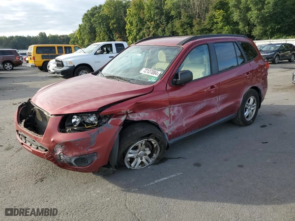 2012 Hyundai Santa Fe GLS with VIN 5XYZGDAB0CG127579, listed as a Copart auction lot 72127084 with 137,552 mi miles and Salvage Title. Bid and sale history available at carsss.com. Image 1.