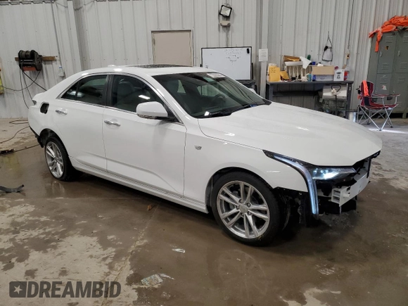 2025 Cadillac CT4 Luxury z VIN 1G6DK5RK9S0106028, wystawiony jako Copart lot #73555384 z przebiegiem 128 mil mil oraz Szkoda całkowita • Salvage title. Historia ofert i sprzedaży dostępna na DreamBid. Obrazek 4.