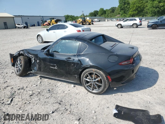 2021 Mazda MX-5 Miata Grand Touring with VIN JM1NDAM7XM0456083, listed as a Copart auction lot 52894705 with 86,050 mi miles and Salvage title. Bid and sale history available at DreamBid. Image 2.
