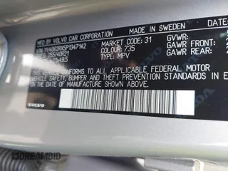 2023 Volvo XC60 Ultimate Dark Theme с VIN YV4062RX5P1347142, выставлен на аукционе IAAI как лот 42370431 с пробегом 19 510 миль миль и . История ставок и продаж доступна на DreamBid. Изображение 9.