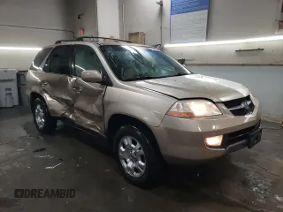 2001 Acura MDX with VIN 2HNYD18271H501199, listed as a Copart auction lot 41967115 with 160,999 mi miles and Salvage Title. Bid and sale history available at carsss.com. Image 4.