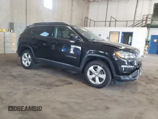 2018 Jeep Compass Latitude with VIN 3C4NJDBB0JT180531, listed as a Copart auction lot 64718445 with 45,407 mi miles and Salvage title. Bid and sale history available at DreamBid. Image 4.