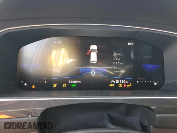 2024 Volkswagen Tiguan SE with VIN 3VV3B7AXXRM069012, listed as a Copart auction lot 53163665 with 34,464 mi miles and Clean title. Bid and sale history available at DreamBid. Image 9.