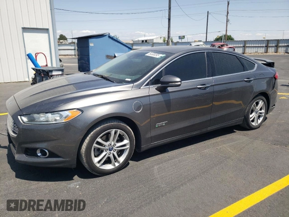 2016 Ford Fusion Titanium with VIN 3FA6P0SU0GR173636, listed as a Copart auction lot 59588095 with 119,998 mi miles and Salvage title. Bid and sale history available at DreamBid. Image 1.