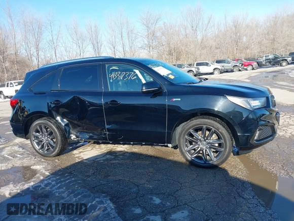 2020 Acura MDX w/Technology/A-Spec Pkg with VIN 5J8YD4H04LL029623, listed as a IAAI auction lot 41337376 with 62,816 mi miles. Bid and sale history available at carsss.com. Image 14.