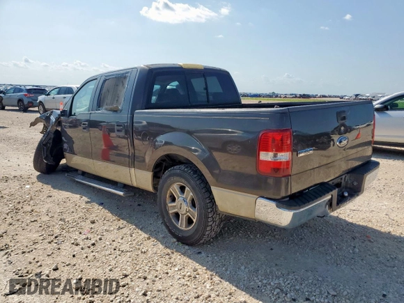 2007 Ford F-150 XLT with VIN 1FTRW12W37KB03263, listed as a Copart auction lot 61087375 with 167,585 mi miles and Salvage title. Bid and sale history available at DreamBid. Image 2.