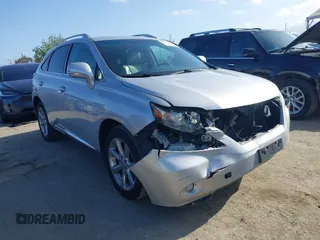 2012 Lexus RX 350 with VIN 2T2BK1BA9CC134963, listed as a IAAI auction lot 41949059 with 160,123 mi miles. Bid and sale history available at carsss.com. Image 1.