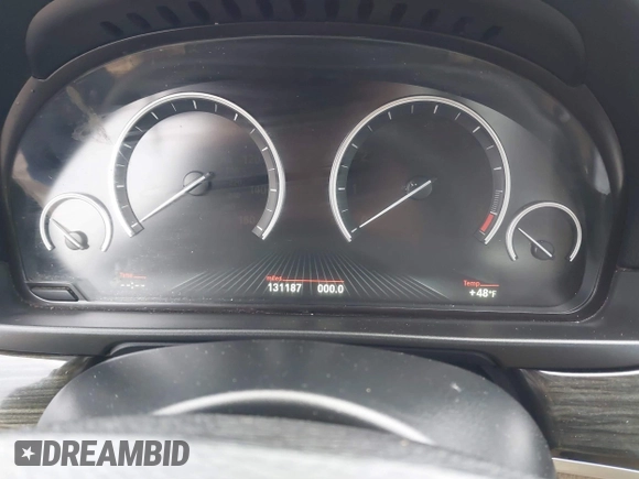 2015 BMW 5 Series 528i with VIN WBA5A5C5XFD516999, listed as a IAAI auction lot 41195184 with 131,187 mi miles. Bid and sale history available at carsss.com. Image 7.