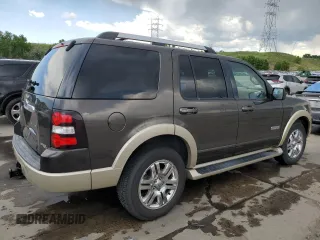 2007 Ford Explorer Eddie Bauer with VIN 1FMEU74817UB70871, listed as a Copart auction lot 60898745 with 185,620 mi miles and Salvage title. Bid and sale history available at DreamBid. Image 3.