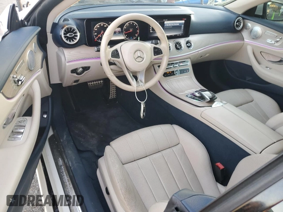 2018 Mercedes-Benz E-Class E 400 with VIN WDD1K6FB8JF038753, listed as a Copart auction lot 87055684 with 63,867 mi miles and Salvage Title. Bid and sale history available at carsss.com. Image 8.