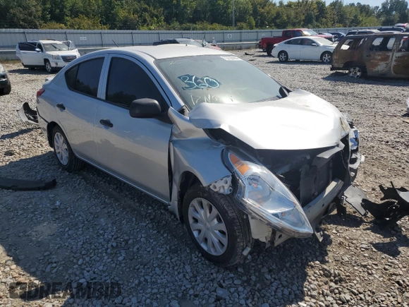 2015 Nissan Versa S Plus with VIN 3N1CN7AP8FL841128, listed as a Copart auction lot 73739444 with Not Provided miles and Salvage Title. Bid and sale history available at carsss.com. Image 4.