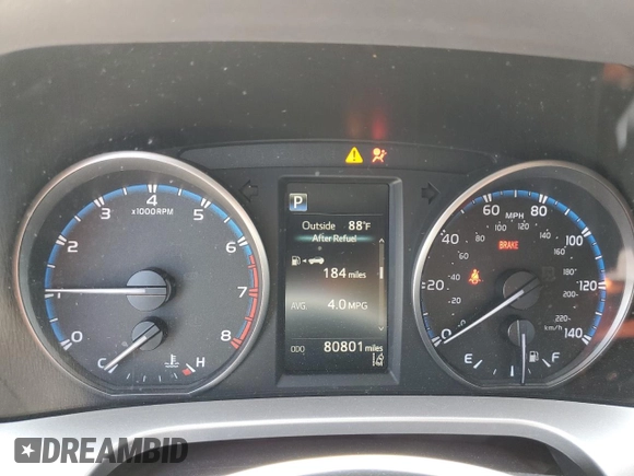 2018 Toyota RAV4 LE with VIN JTMBFREV2JD250267, listed as a Copart auction lot 48792785 with 80,801 mi miles and Salvage Title. Bid and sale history available at carsss.com. Image 9.
