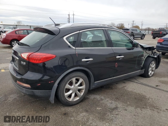 2008 Infiniti EX Journey with VIN JNKAJ09F58M350445, listed as a Copart auction lot 81976584 with 140,682 mi miles and Salvage Title. Bid and sale history available at DreamBid. Image 3.