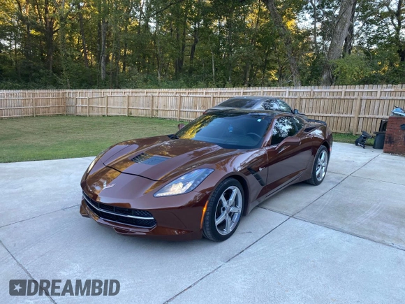 2015 Chevrolet Corvette 2LT with VIN 1G1YD2D79F5112312, listed as a Copart auction lot 78757304 with 64,492 mi miles and Clean Title. Bid and sale history available at carsss.com. Image 2.