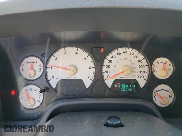 2006 Dodge Ram 2500 SLT with VIN 3D7KR28D16G110616, listed as a Copart auction lot 68149324 with 170,743 mi miles and Salvage Title. Bid and sale history available at carsss.com. Image 9.