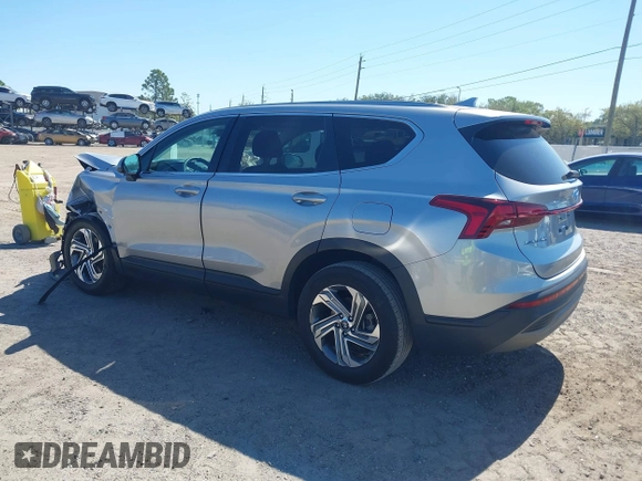 2021 Hyundai Santa Fe SE with VIN 5NMS14AJ7MH320491, listed as a IAAI auction lot 41773594 with 98,440 mi miles. Bid and sale history available at carsss.com. Image 3.