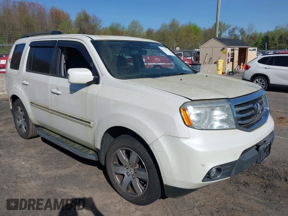 2013 Honda Pilot Touring with VIN 5FNYF4H97DB069979, listed as a IAAI auction lot 42133922 with 276,574 mi miles and . Bid and sale history available at carsss.com. Image 1.