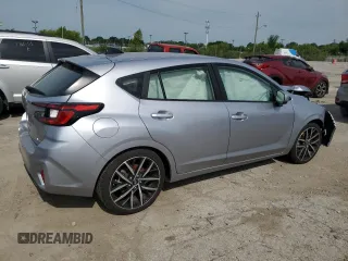 2024 Subaru Impreza Sport with VIN JF1GUAFC4R8275661, listed as a Copart auction lot 61401544 with 0 mi miles and Salvage Title. Bid and sale history available at carsss.com. Image 3.