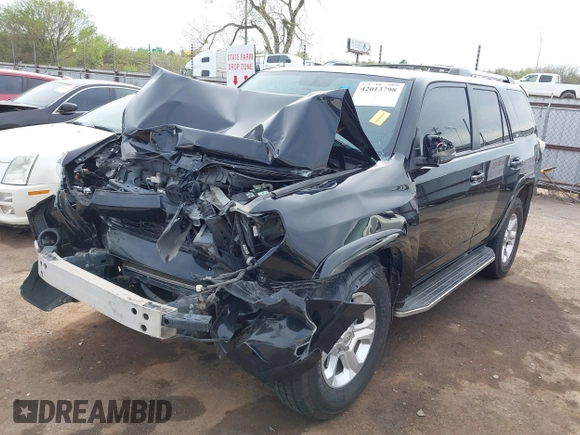 2019 Toyota 4Runner SR5 with VIN JTEBU5JR2K5692979, listed as a IAAI auction lot 42013798 with 219,437 mi miles and . Bid and sale history available at DreamBid. Image 2.