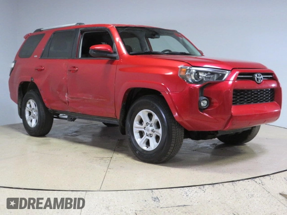 2022 Toyota 4Runner SR5 z VIN JTEEU5JR3N5268003, wystawiony jako Copart lot #69142364 z przebiegiem 42 059 mil mil oraz Szkoda całkowita • Salvage title. Historia ofert i sprzedaży dostępna na DreamBid. Obrazek 1.