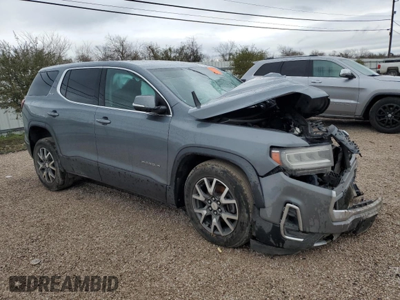 2020 GMC Acadia SLE z VIN 1GKKNKLA1LZ167028, wystawiony jako Copart lot #42650345 z przebiegiem Nie podano mil oraz Czysty tytuł • Clean title. Historia ofert i sprzedaży dostępna na DreamBid. Obrazek 4.