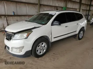 2014 Chevrolet Traverse LS z VIN 1GNKRFED3EJ232680, wystawiony jako Copart lot #52910725 z przebiegiem 167 480 mil mil oraz Szkoda całkowita • Salvage title. Historia ofert i sprzedaży dostępna na DreamBid. Obrazek 1.