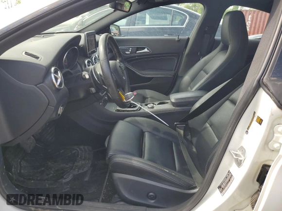 2017 Mercedes-Benz CLA 250 with VIN WDDSJ4GB8HN406231, listed as a Copart auction lot 53218714 with 100,256 mi miles and Salvage Title. Bid and sale history available at DreamBid. Image 7.