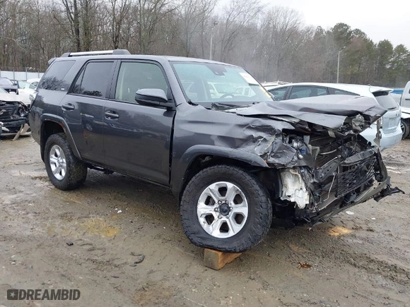 2020 Toyota 4Runner SR5 with VIN JTEBU5JR9L5781319, listed as a IAAI auction lot 41421134 with 133,245 mi miles. Bid and sale history available at carsss.com. Image 1.