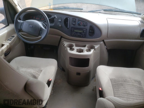 2005 Ford Econoline Passenger XL with VIN 1FBNE31L75HA17246, listed as a Copart auction lot 46470884 with 194,029 mi miles and Salvage Title. Bid and sale history available at carsss.com. Image 8.