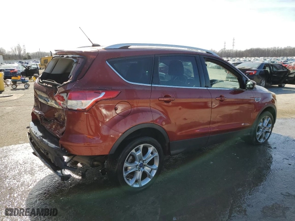 2014 Ford Escape Titanium with VIN 1FMCU9JX4EUC06273, listed as a Copart auction lot 42224215 with 160,257 mi miles and Salvage Title. Bid and sale history available at carsss.com. Image 3.