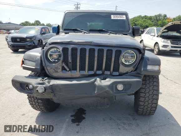 2020 Jeep Wrangler Unlimited Sport S z VIN 1C4HJXDG1LW340016, wystawiony jako Copart lot #56994965 z przebiegiem 38 259 mil mil oraz Szkoda całkowita • Salvage title. Historia ofert i sprzedaży dostępna na DreamBid. Obrazek 5.