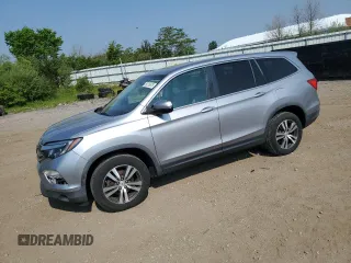 2016 Honda Pilot EX-L z VIN 5FNYF6H55GB128301, wystawiony jako Copart lot #59219375 z przebiegiem 158 246 mil mil oraz Szkoda całkowita • Salvage title. Historia ofert i sprzedaży dostępna na DreamBid. Obrazek 1.