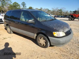 2001 Toyota Sienna LE with VIN 4T3ZF13C71U364074, listed as a Copart auction lot 46439655 with 421,623 mi miles and Salvage Title. Bid and sale history available at carsss.com. Image 4.