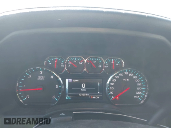 2015 Chevrolet Silverado 1500 LTZ with VIN 3GCUKSEC3FG429454, listed as a IAAI auction lot 41763577 with 134,503 mi miles. Bid and sale history available at carsss.com. Image 7.