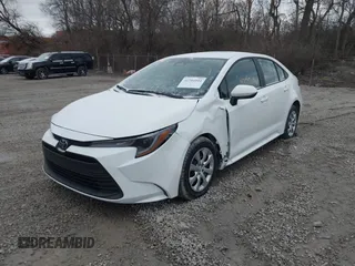 2025 Toyota Corolla LE with VIN 5YFB4MDE0SP263415, listed as a IAAI auction lot 41704504 with 2,178 mi miles. Bid and sale history available at carsss.com. Image 17.