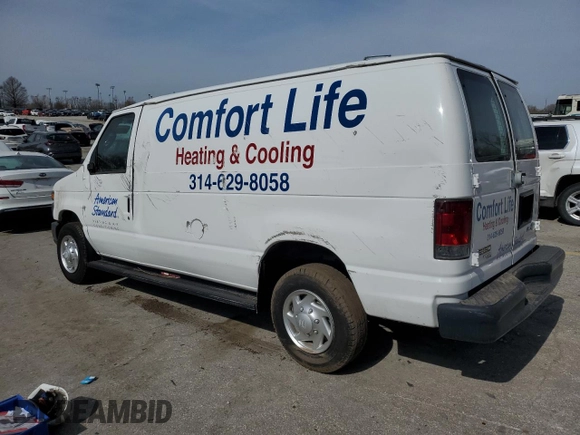 2012 Ford Econoline Cargo Commercial with VIN 1FTNE1EW2CDA70011, listed as a Copart auction lot 49726215 with Not provided miles and Salvage title. Bid and sale history available at DreamBid. Image 2.