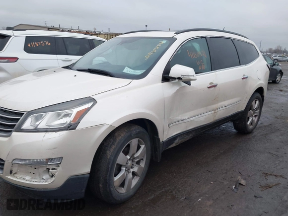 2014 Chevrolet Traverse LTZ z VIN 1GNKRJKDXEJ263349, wystawiony jako IAAI lot #41180521 z przebiegiem 141 564 mil mil oraz . Historia ofert i sprzedaży dostępna na DreamBid. Obrazek 16.