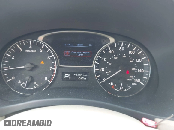 2014 Nissan Pathfinder Platinum with VIN 5N1AR2MM3EC700227, listed as a IAAI auction lot 42711575 with 146,327 mi miles and . Bid and sale history available at DreamBid. Image 7.
