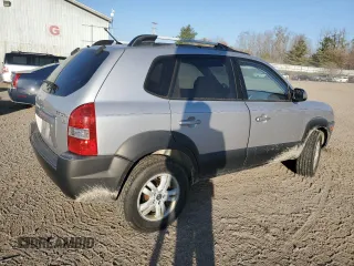 2006 Hyundai Tucson GLS with VIN KM8JN12D56U381210, listed as a Copart auction lot 76963654 with 201,608 mi miles and Salvage Title. Bid and sale history available at carsss.com. Image 3.