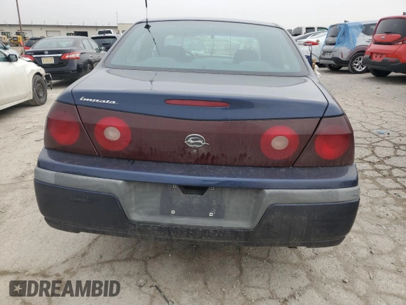 2001 Chevrolet Impala with VIN 2G1WF55E719231469, listed as a Copart auction lot 47845525 with 196,589 mi miles and Salvage Title. Bid and sale history available at DreamBid. Image 6.