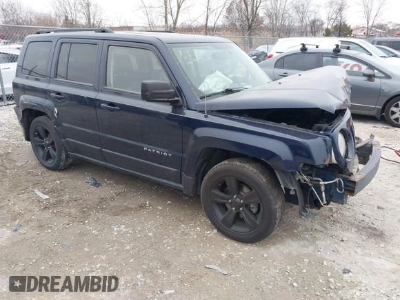 2014 Jeep Patriot Latitude with VIN 1C4NJPFA4ED681811, listed as a IAAI auction lot 41069070 with 143,467 mi miles and . Bid and sale history available at carsss.com. Image 1.