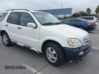 2003 Mercedes-Benz M-Class 3.2L with VIN 4JGAB54E93A376577, listed as a IAAI auction lot 41487502 with 227,177 mi miles. Bid and sale history available at carsss.com. Image 1.